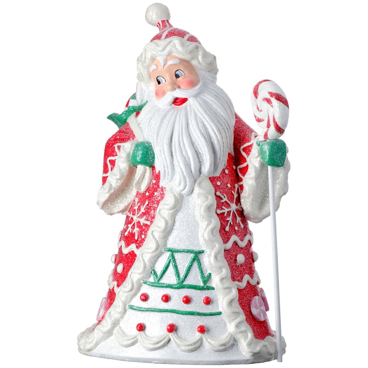 Shop For 18" Resin Candylicious Santa Red/Green