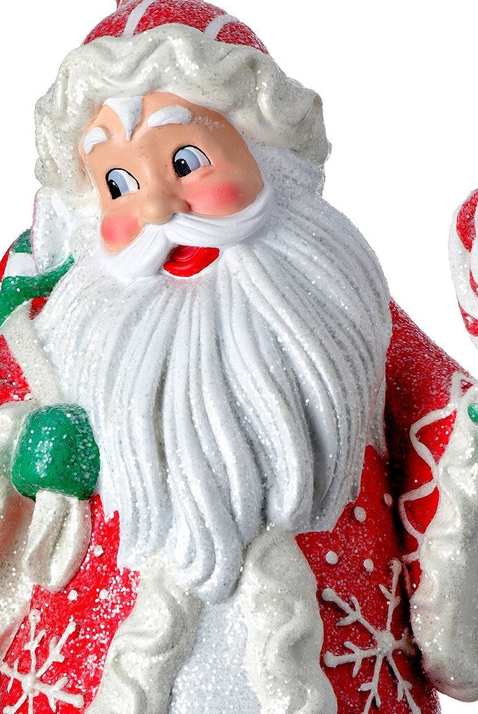 Shop For 18" Resin Candylicious Santa Red/Green