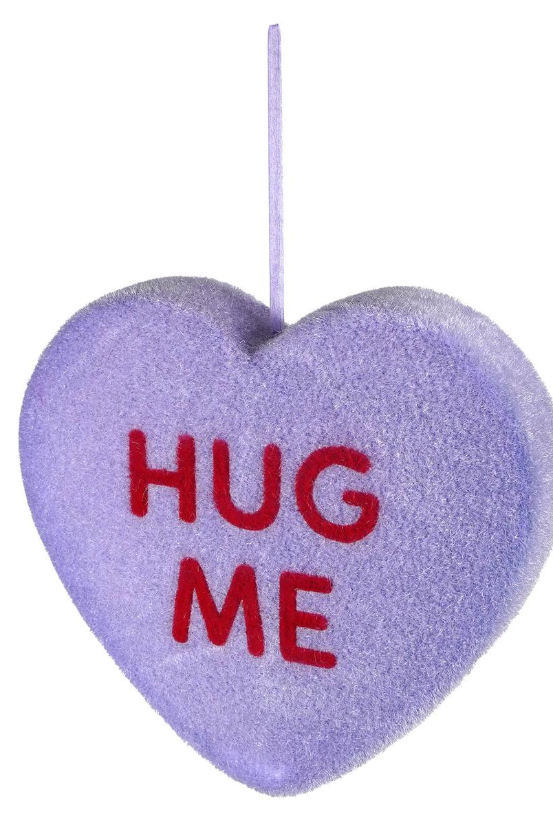 Shop For 180 Degrees 12" Flocked Conversation Hearts (Assorted)