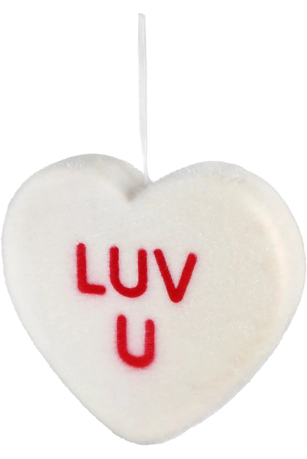 Shop For 180 Degrees 12" Flocked Conversation Hearts (Assorted)