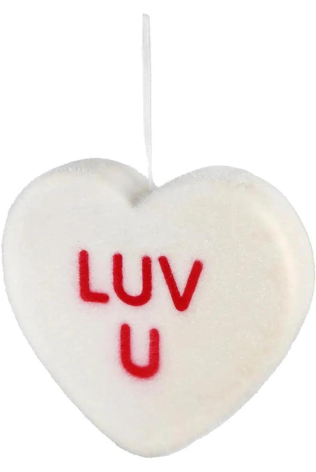 Shop For 180 Degrees 12" Flocked Conversation Hearts (Assorted)