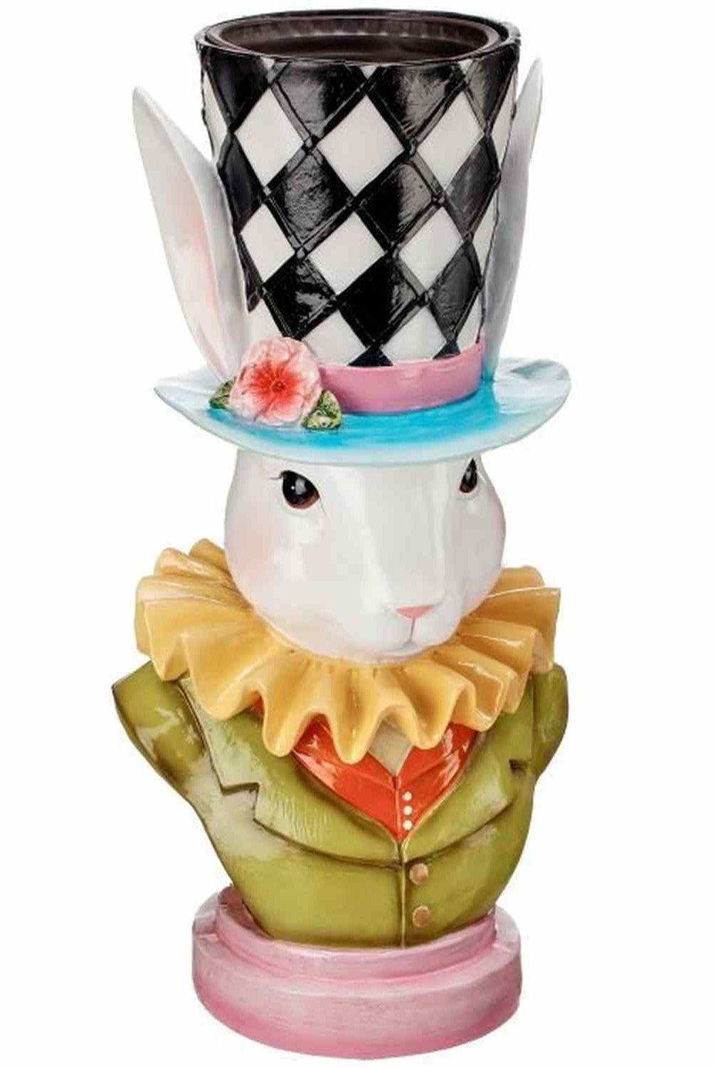 Shop For 18.25" Hatter Bunny Top Hat Flower Pot