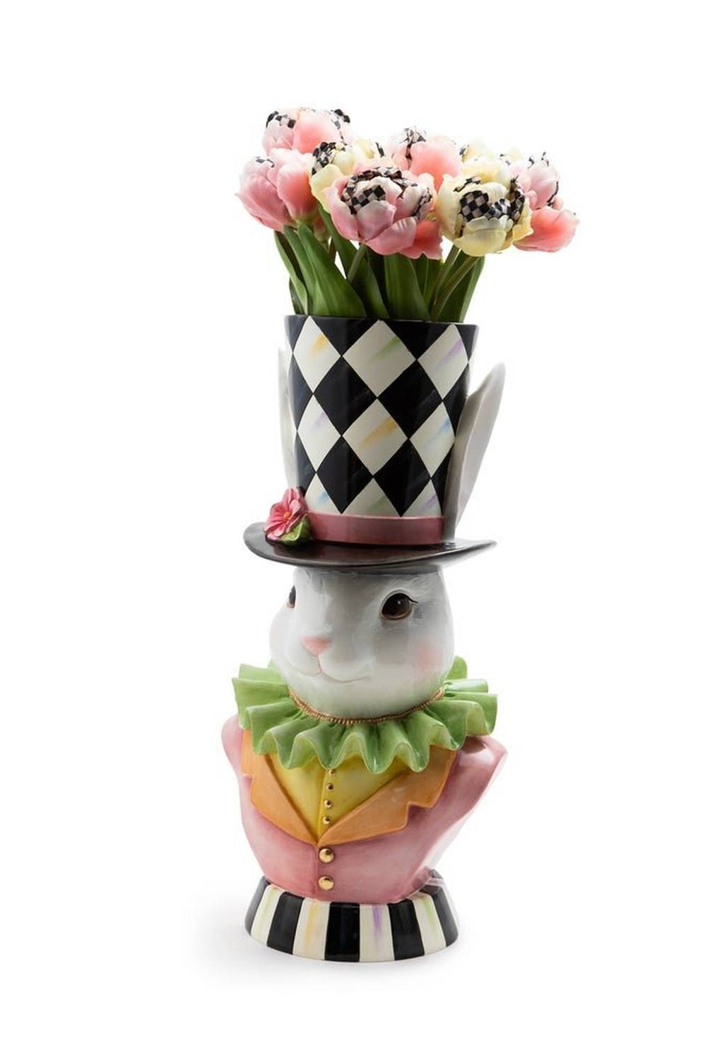 Shop For 18.25" Hatter Bunny Top Hat Flower Pot