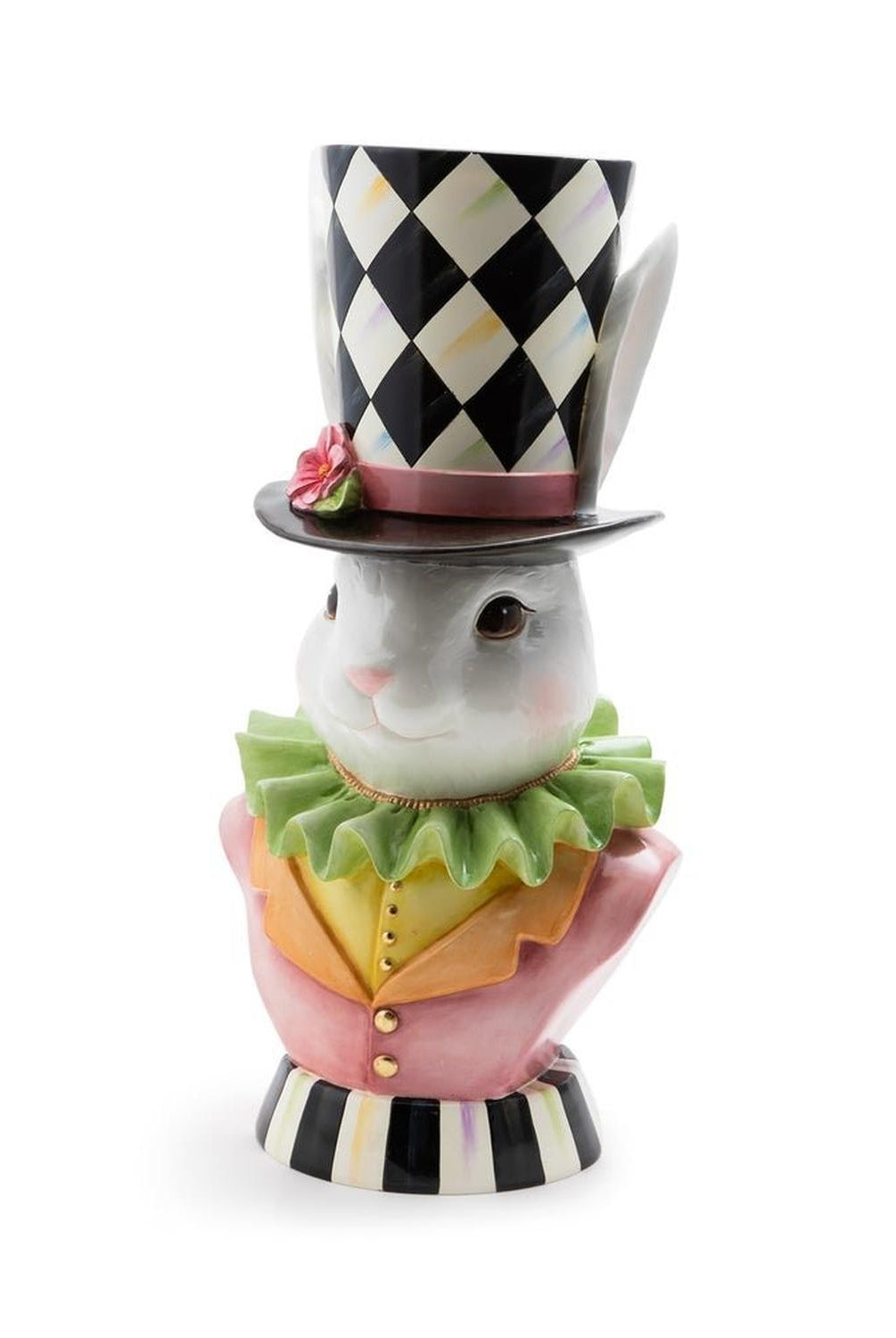 Shop For 18.25" Hatter Bunny Top Hat Flower Pot