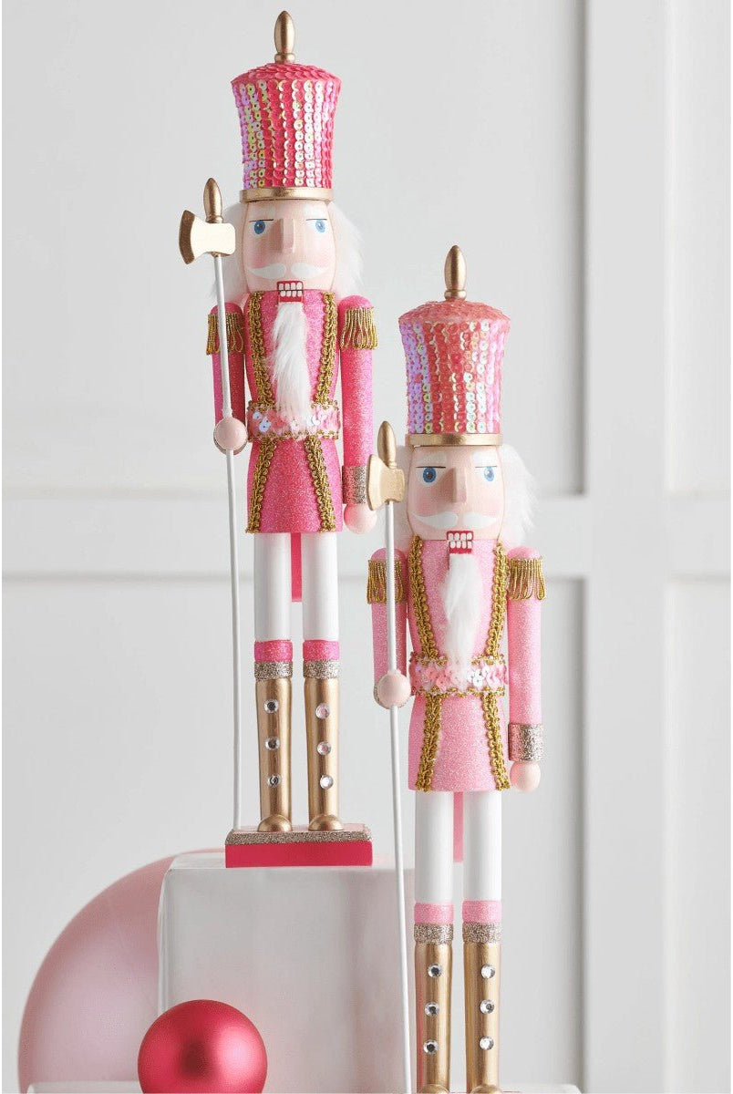 Shop For 18.5" Glittered Pink Nutcracker