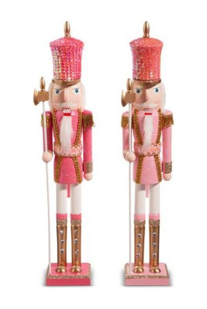 Shop For 18.5" Glittered Pink Nutcracker