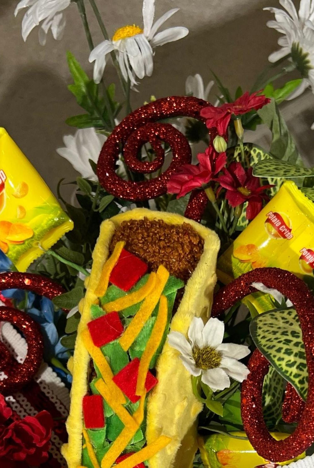 18in Mini Artificial Potato Chips Bag Pick