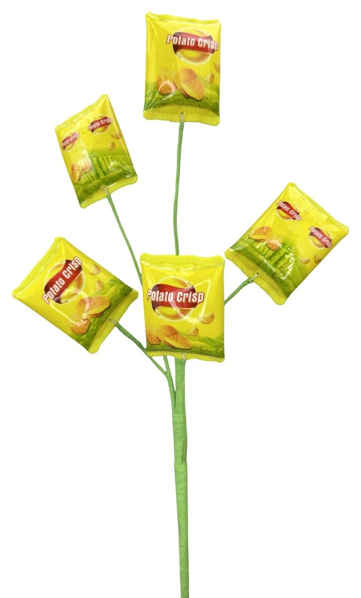 18in Mini Artificial Potato Chips Bag Pick