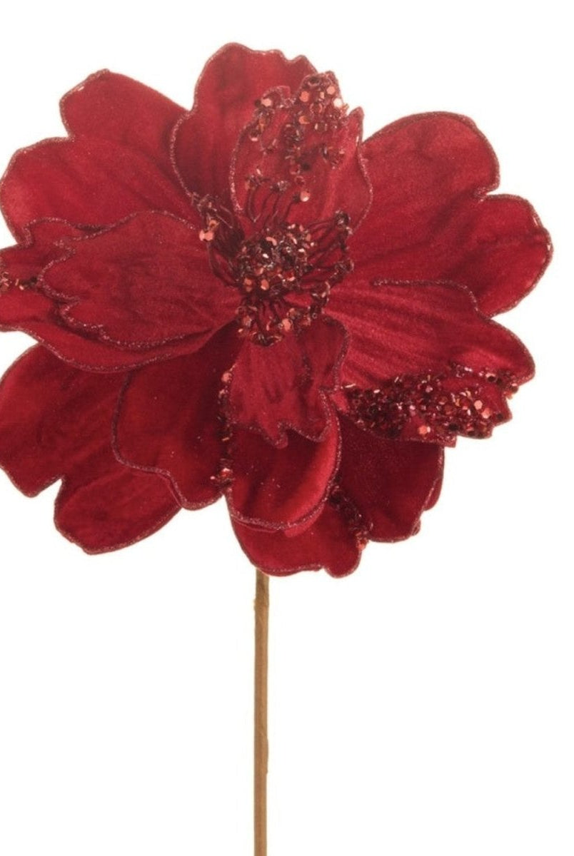 Shop For 18in Red Magnolia Stem