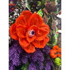 Shop For 19" Paper Rose Eyeball Stem: Orange