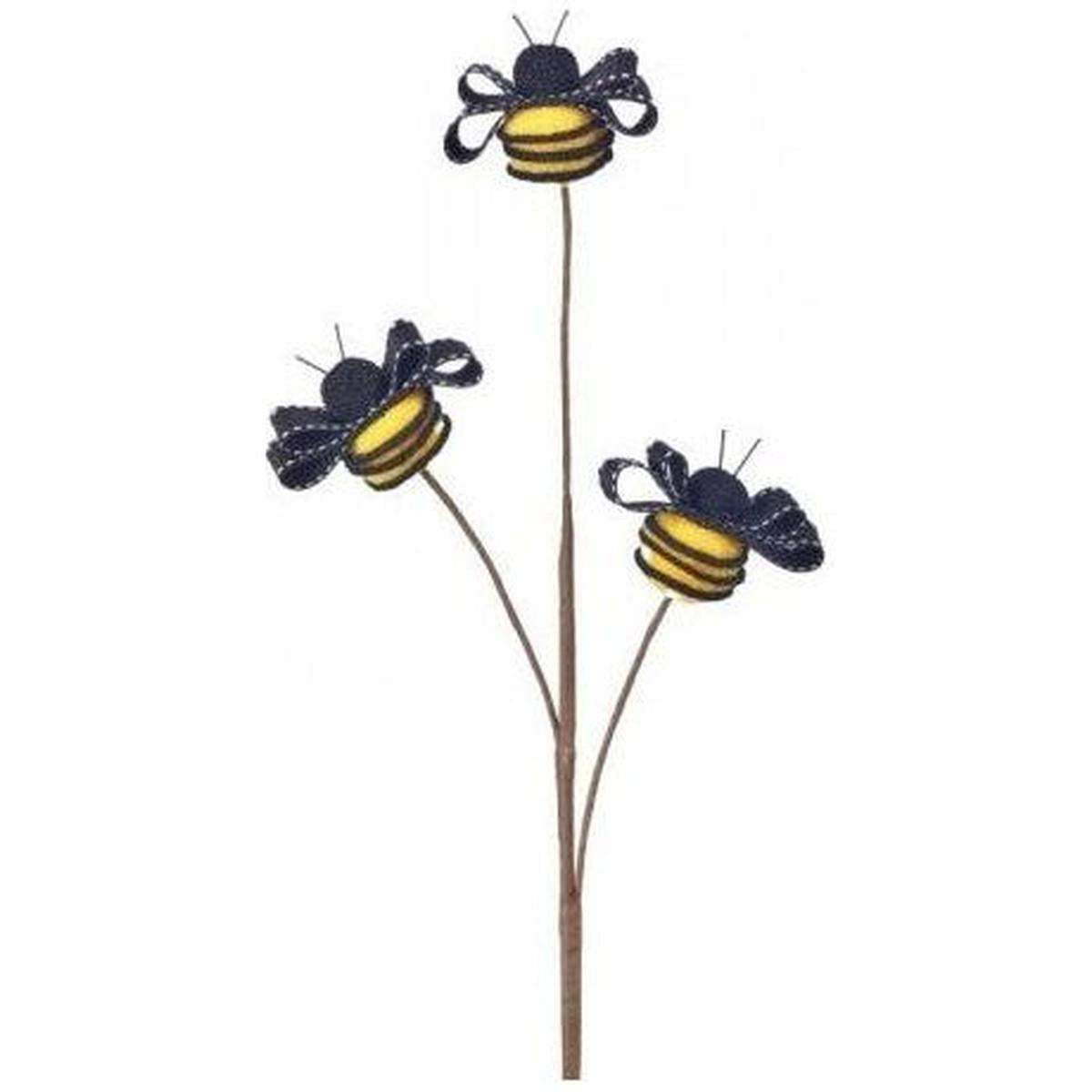 Shop For 19" Spring Ribbon Bee Pick