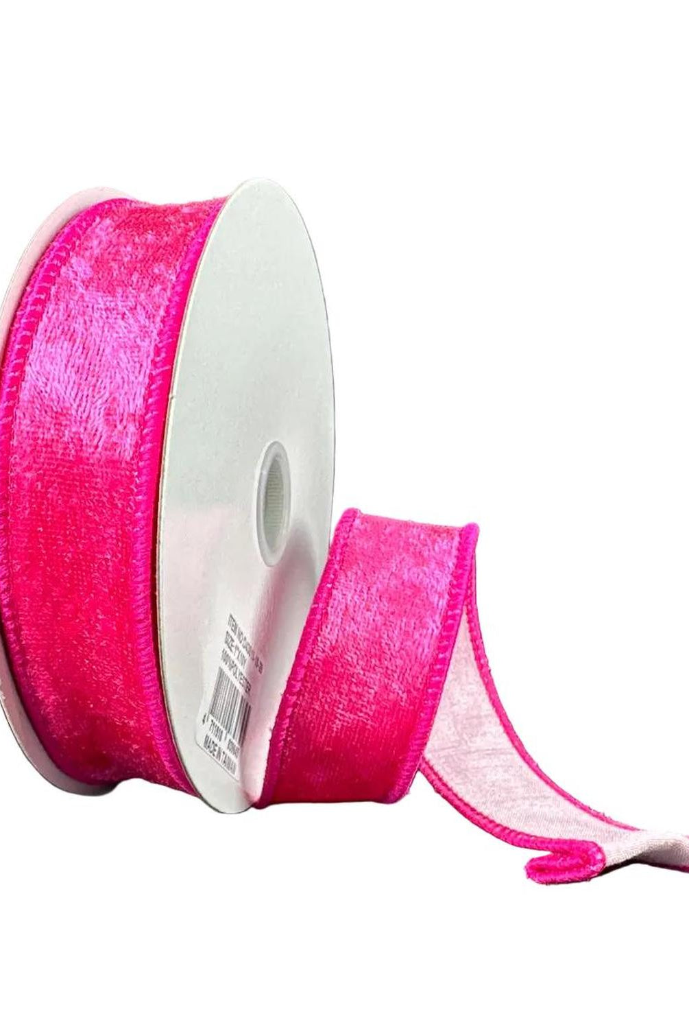 Shop For 1in Double Sided Velvet Ribbon: Fuschia/Pink (10 Yards)