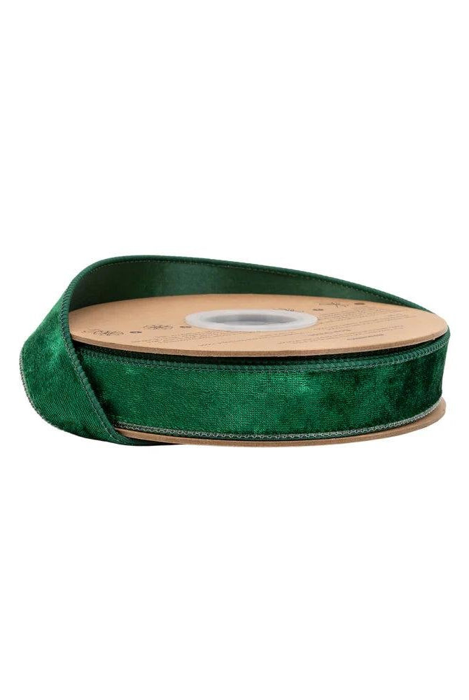 Shop For 1in Heritage Velvet Ribbon: Hunter Green (10 Yards)