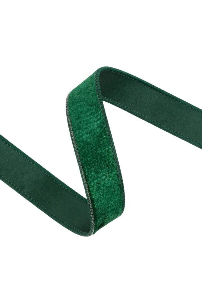 Shop For 1in Heritage Velvet Ribbon: Hunter Green (10 Yards)