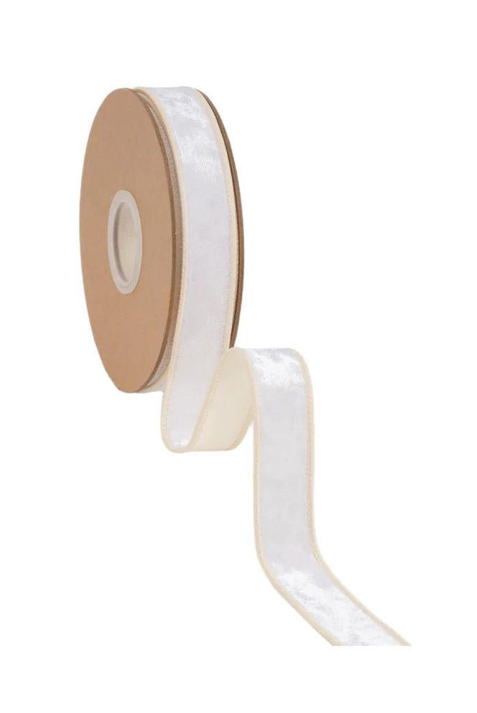 Shop For 1in Heritage Velvet Ribbon: Ivory (10 Yards)