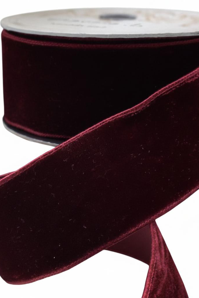 Shop For 1in Lush Velvet Dupion Ribbon: Ruby (10 Yards)