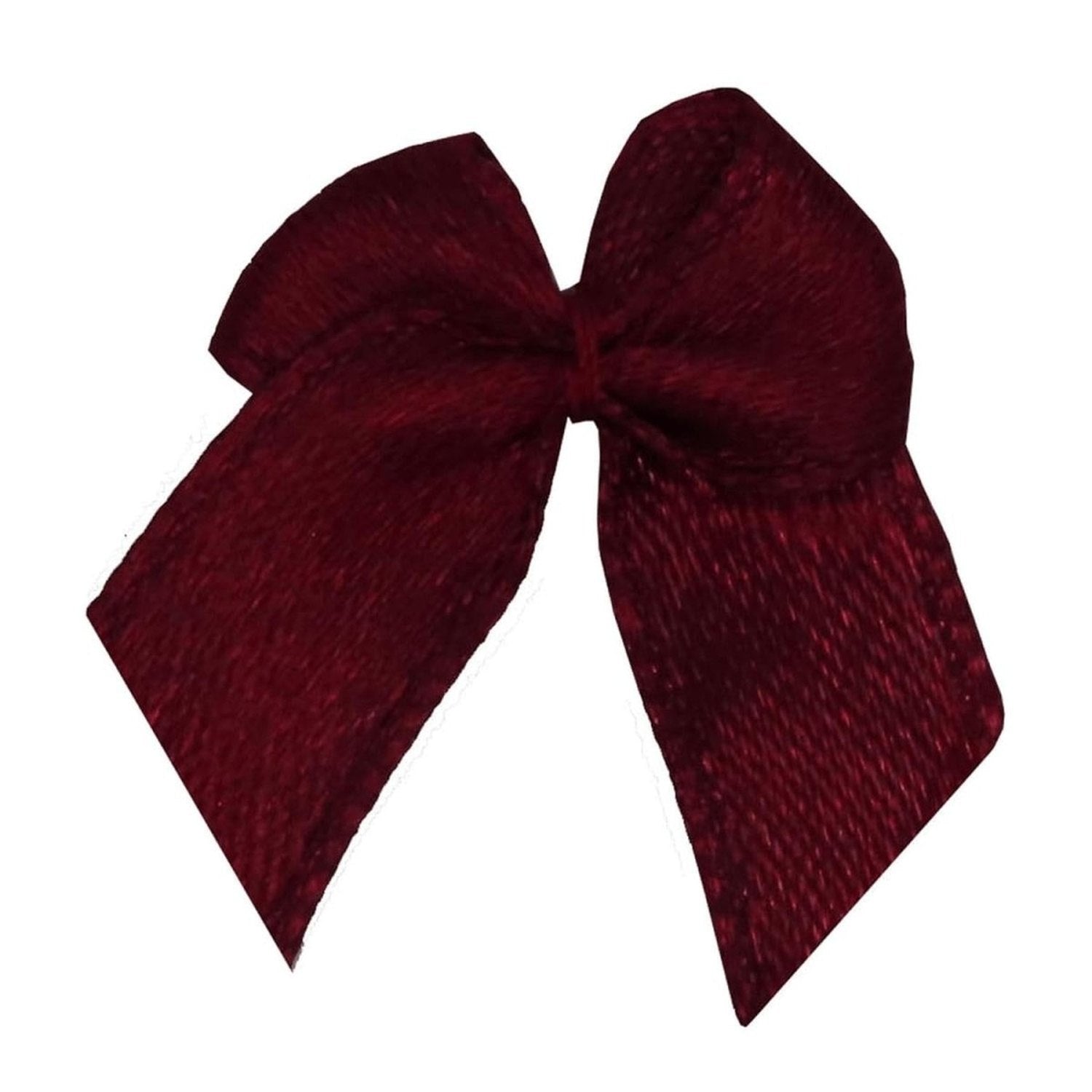 Shop For 1in Mini Ribbon Bow: Burgundy 6 pc