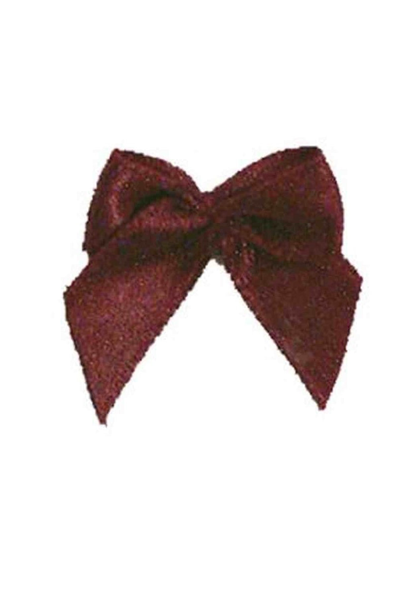 Shop For 1in Mini Ribbon Bow: Burgundy 6 pc