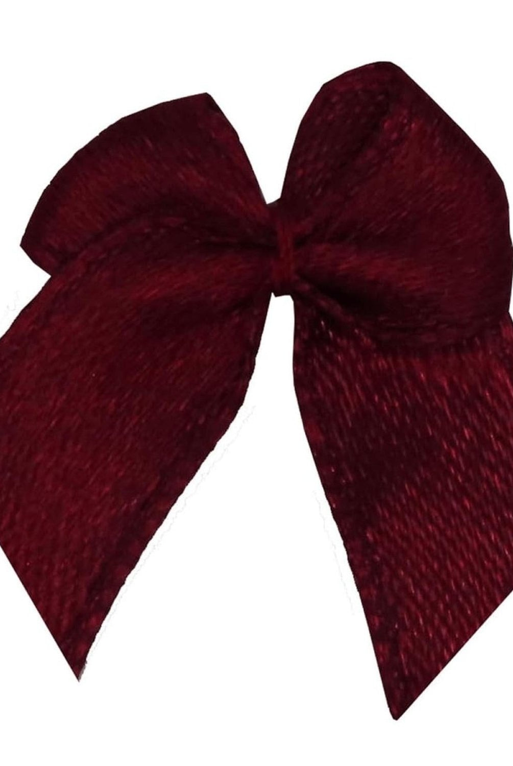 Shop For 1in Mini Ribbon Bow: Burgundy 6 pc