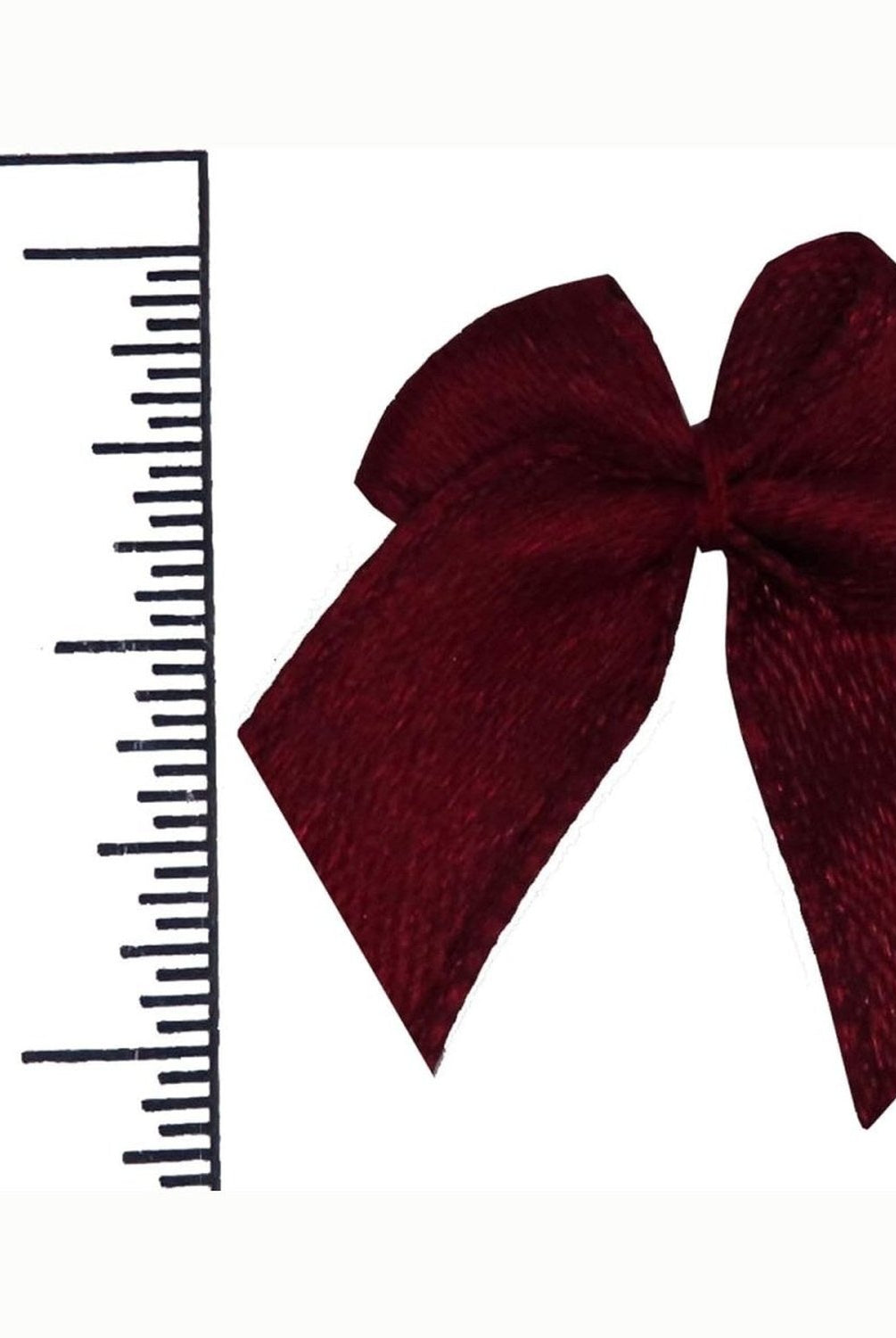Shop For 1in Mini Ribbon Bow: Burgundy 6 pc