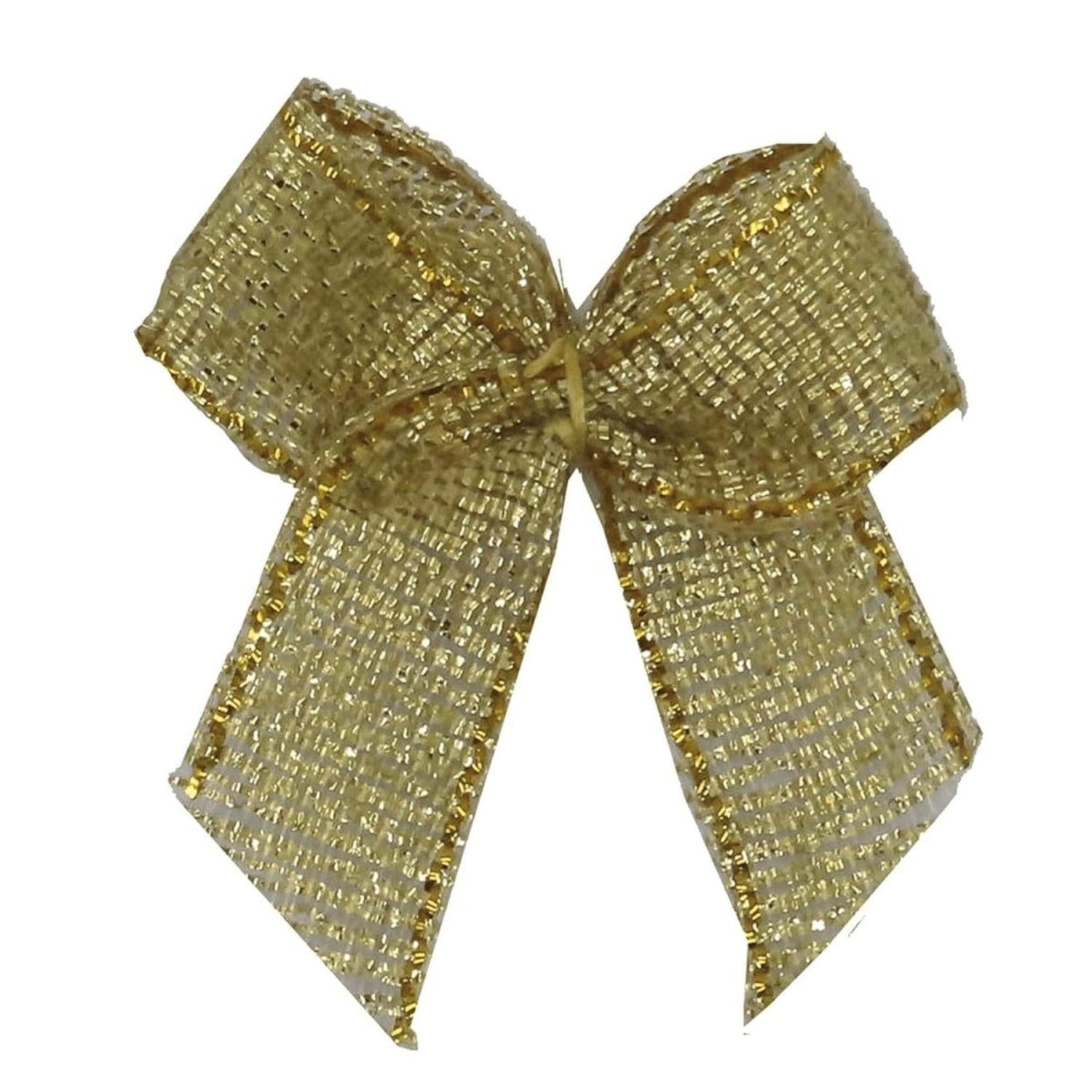 Shop For 1in Mini Ribbon Bow: Gold 6 pc