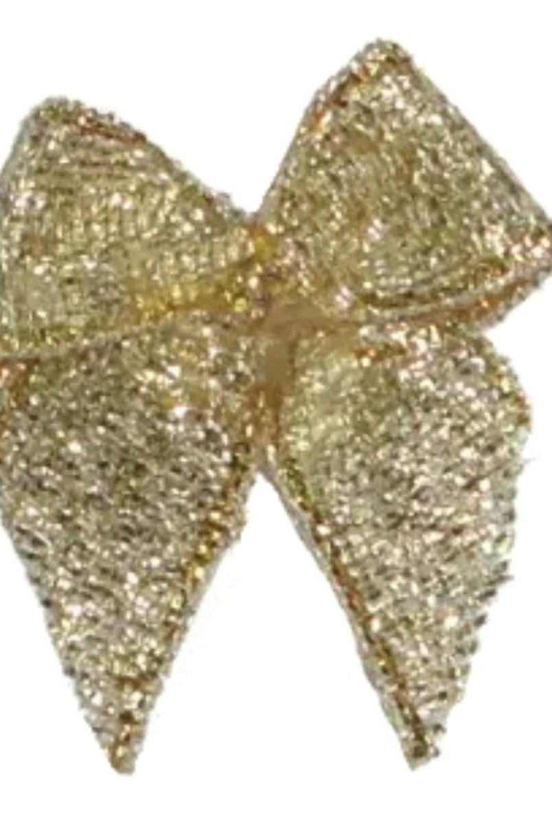 Shop For 1in Mini Ribbon Bow: Gold 6 pc
