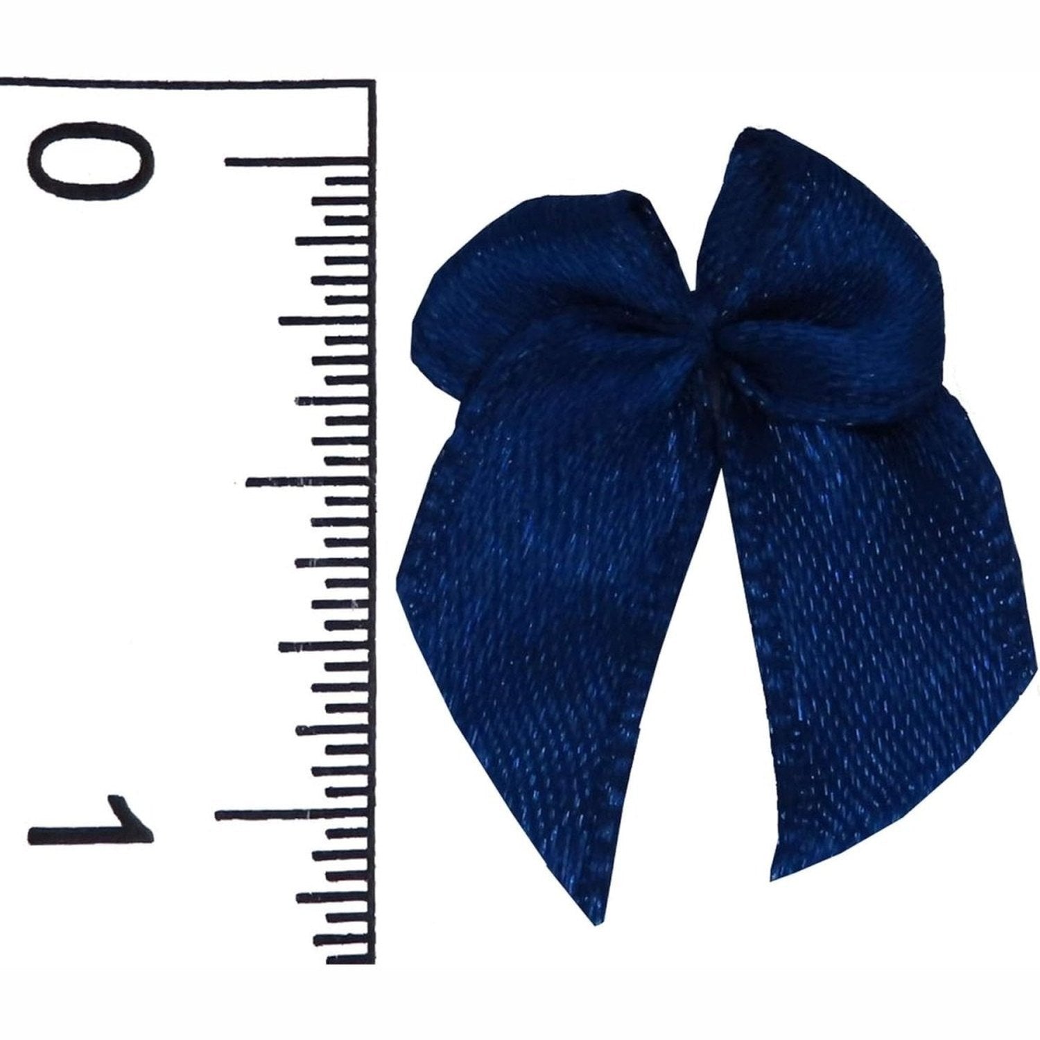 Shop For 1in Mini Ribbon Bow: Navy 6 pc