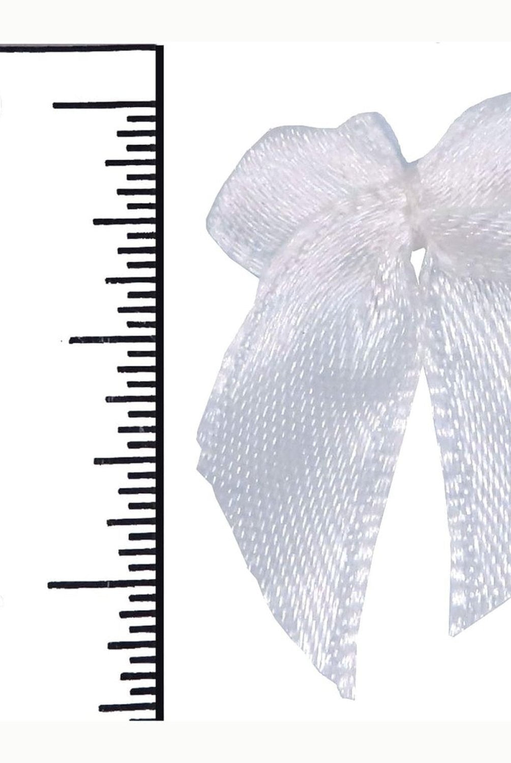 Shop For 1in Mini Ribbon Bow: White 6 pc