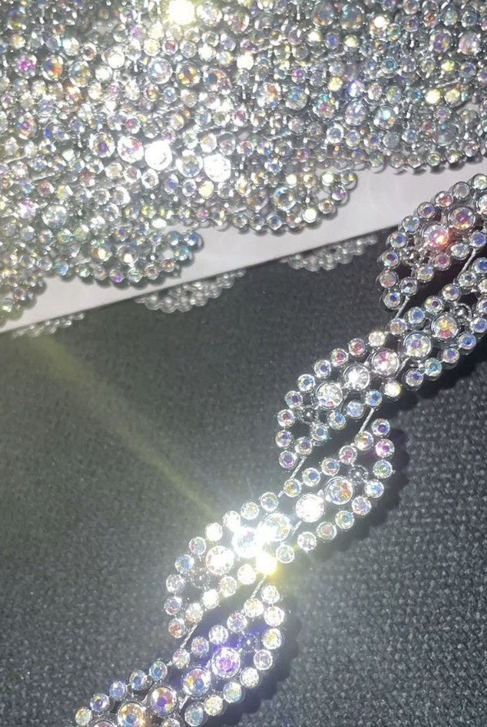 Shop For 1in Plastic Rhinestone Chain (1 Yard)