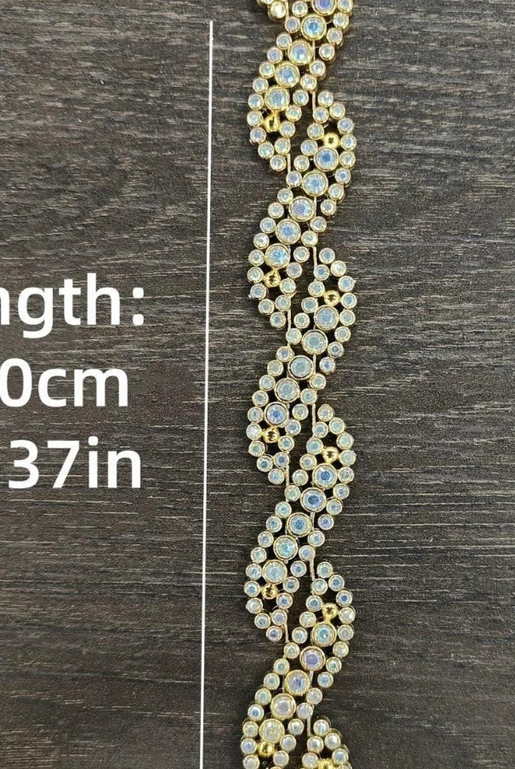 Shop For 1in Plastic Rhinestone Chain (1 Yard)