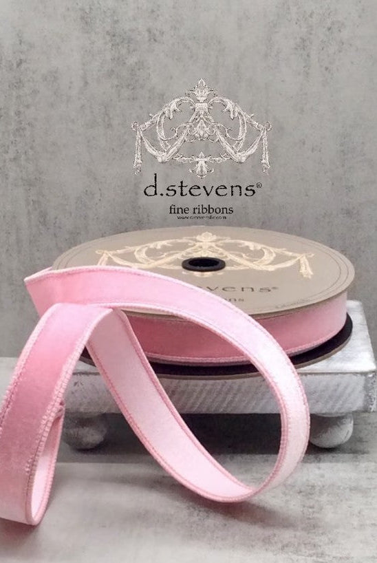 Shop For 1in Velvet Dupion Back Ribbon: Pink Lemonade (10 Yards)