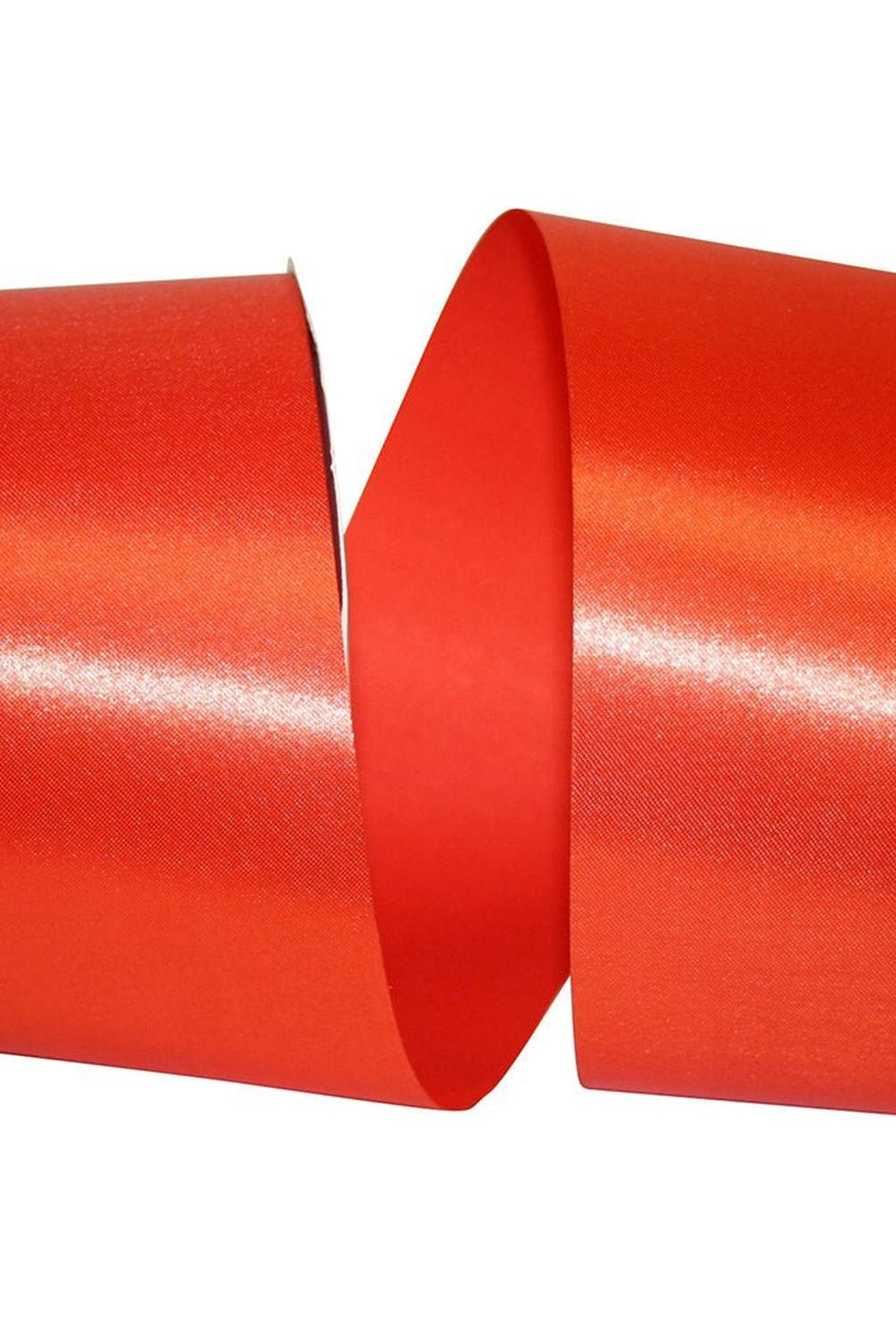 Shop For 2 1/2in Satin Supreme Non - Wired Ribbon: Orange (50 Yards)