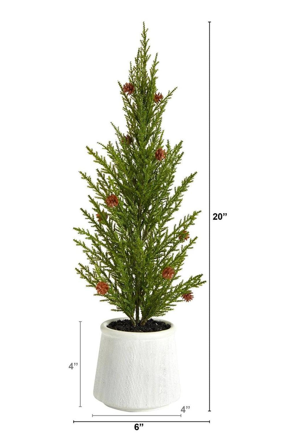 20'' Cedar Pine “Natural Look” Artificial Christmas Tree
