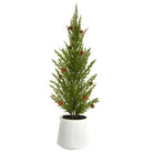 Shop For 20" Cedar Pine “Natural Look” Artificial Christmas Tree