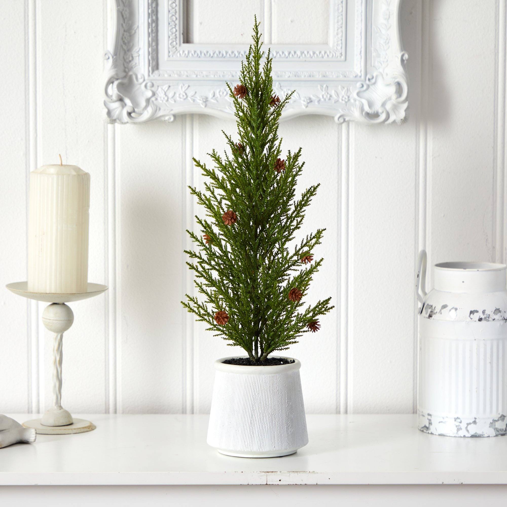 Shop For 20" Cedar Pine “Natural Look” Artificial Christmas Tree