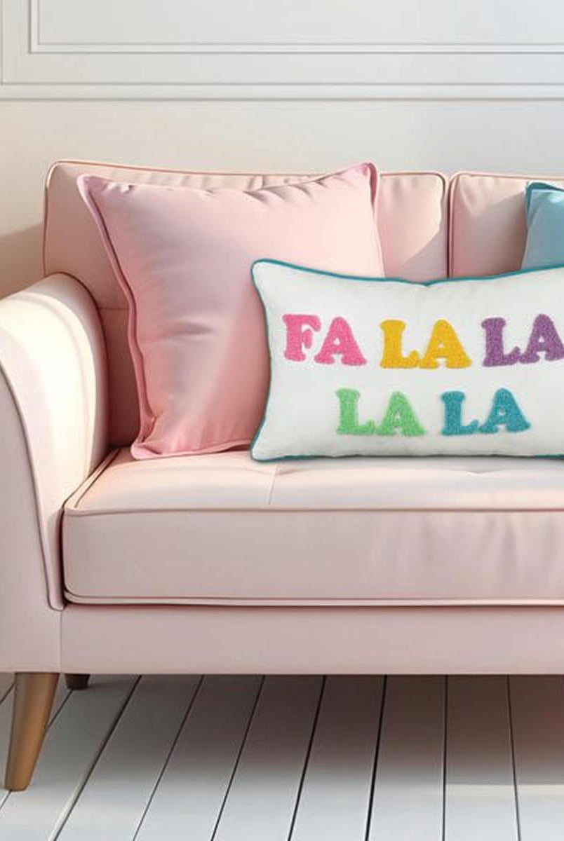 Shop For 20" Fa La La La La Rectangle Pillow