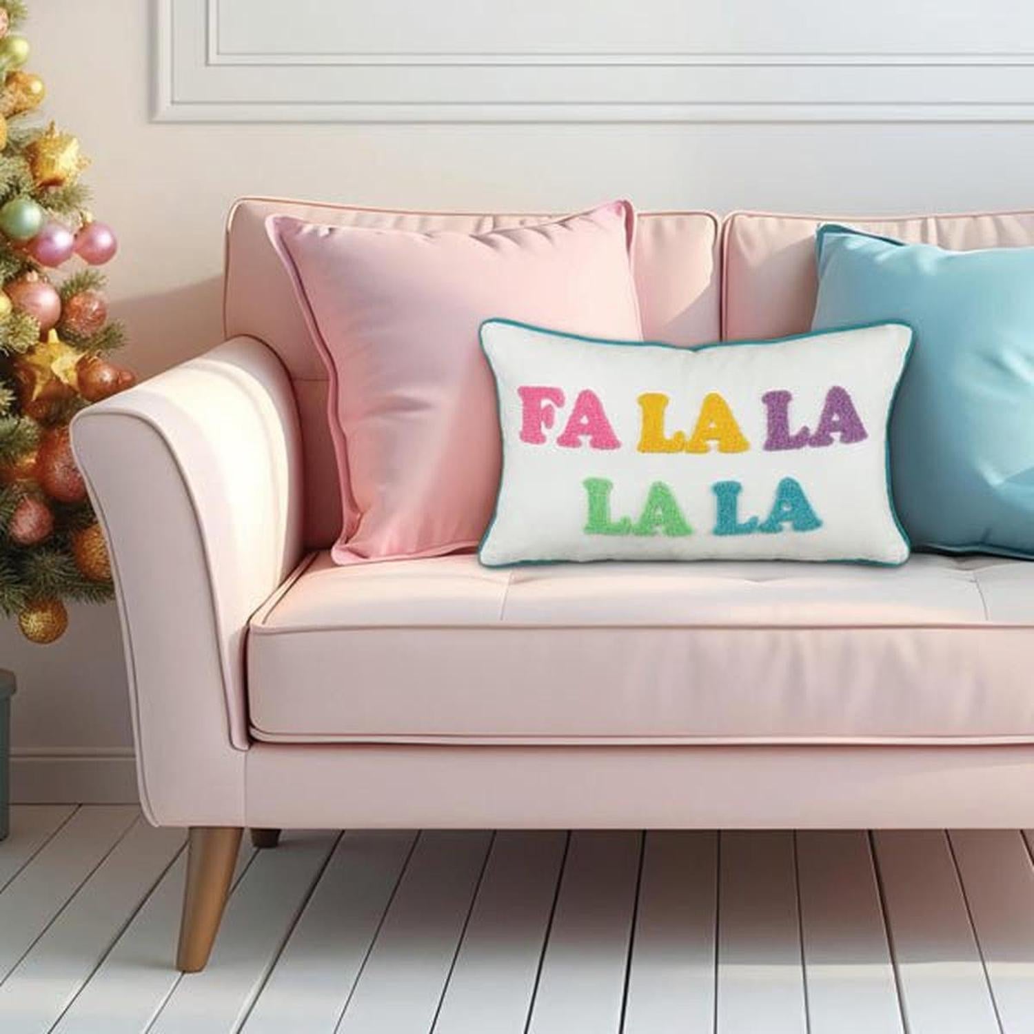 Shop For 20" Fa La La La La Rectangle Pillow