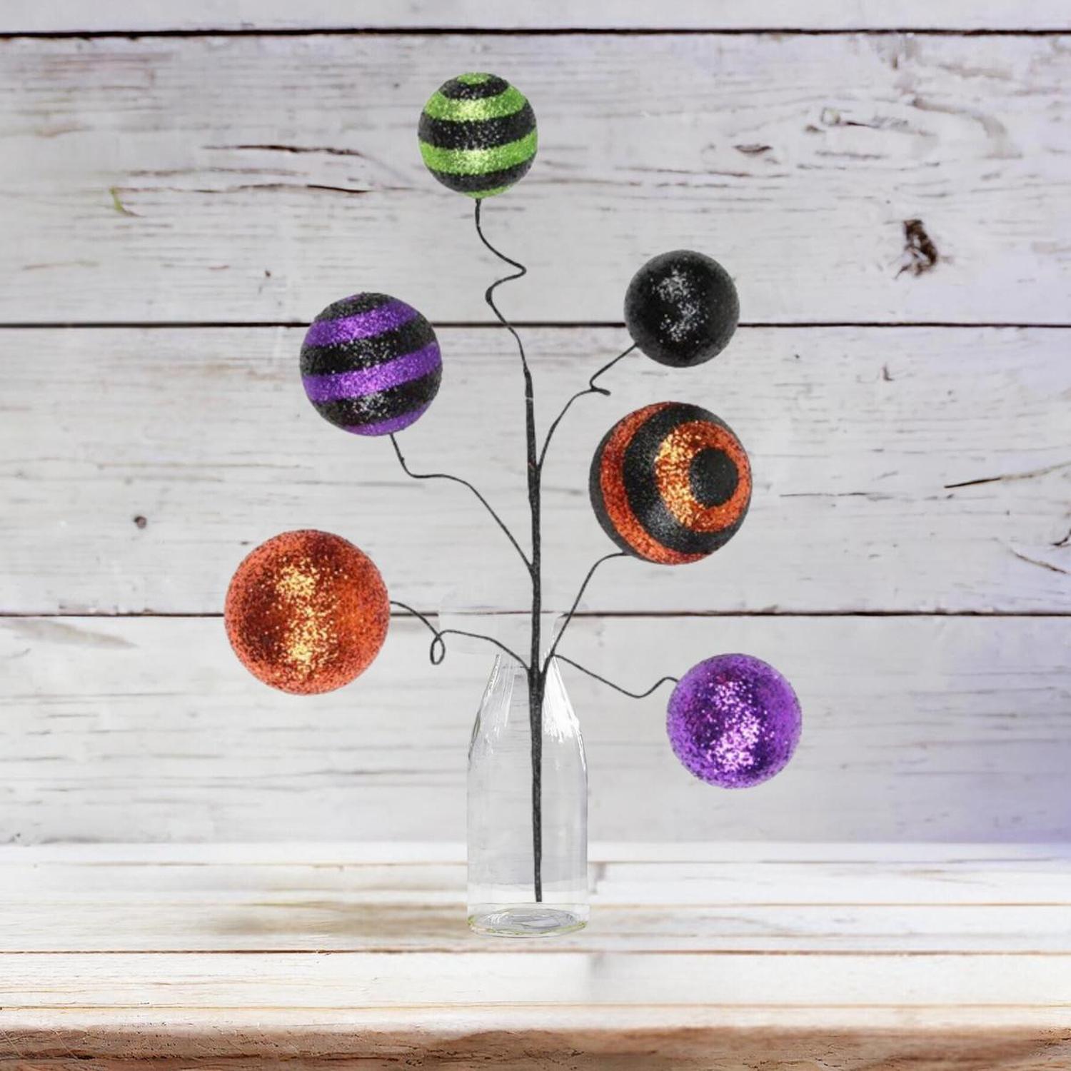 Shop For 20" Glitter Ball Pick: Purple, Black & Lime