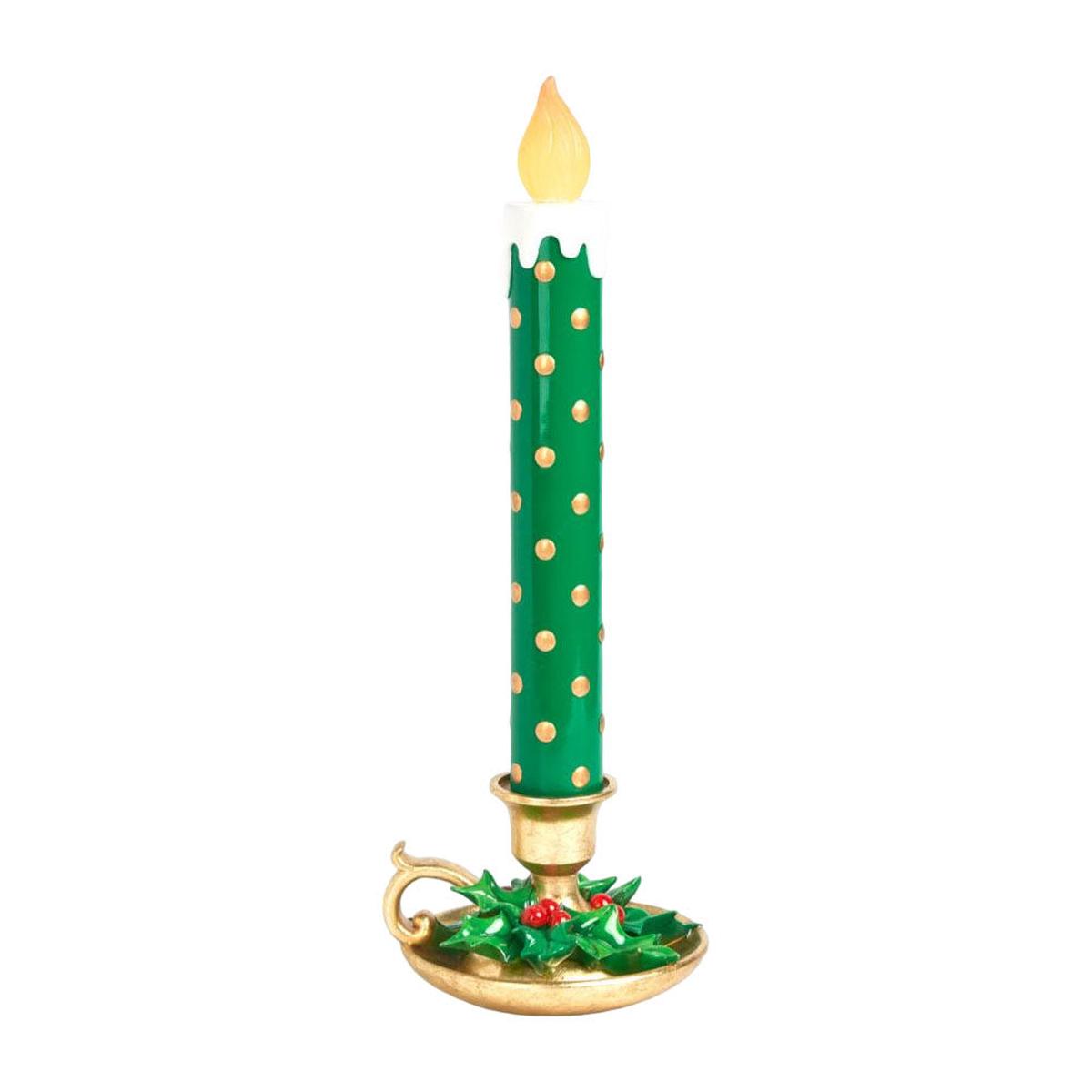 Shop For 20 inch Green LED Candle Stick