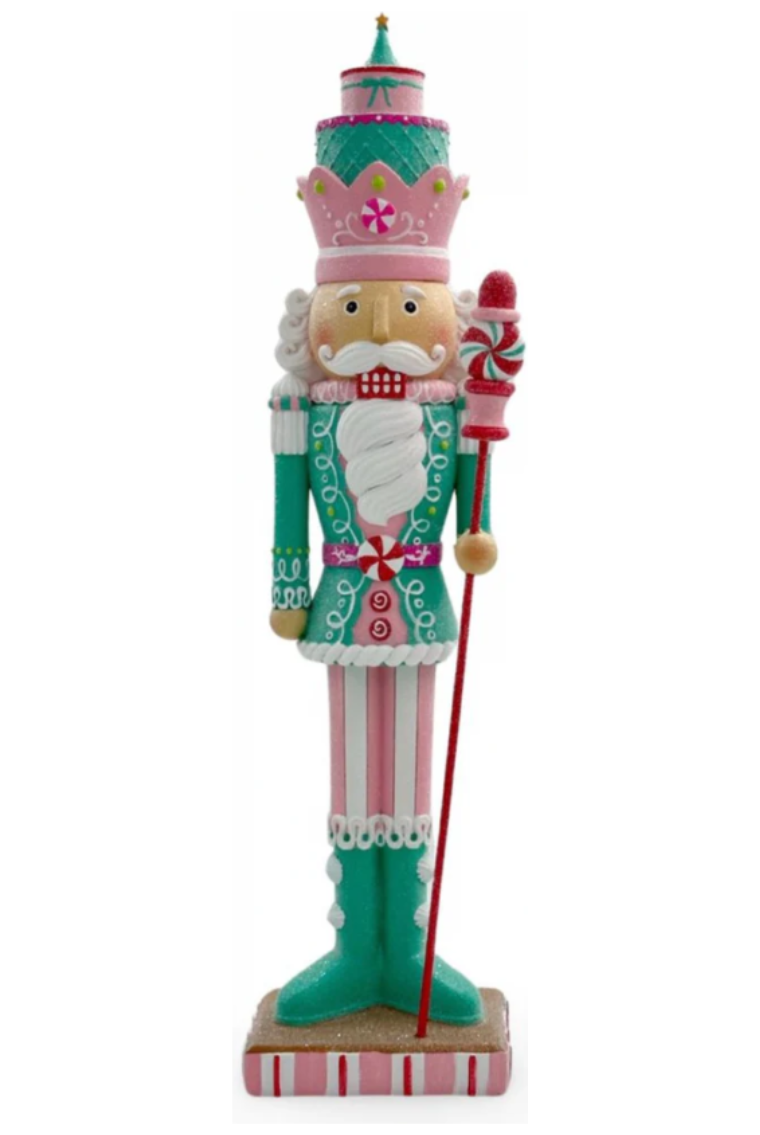 Shop For 20" LED Pastel Christmas Nutcracker w/Staff