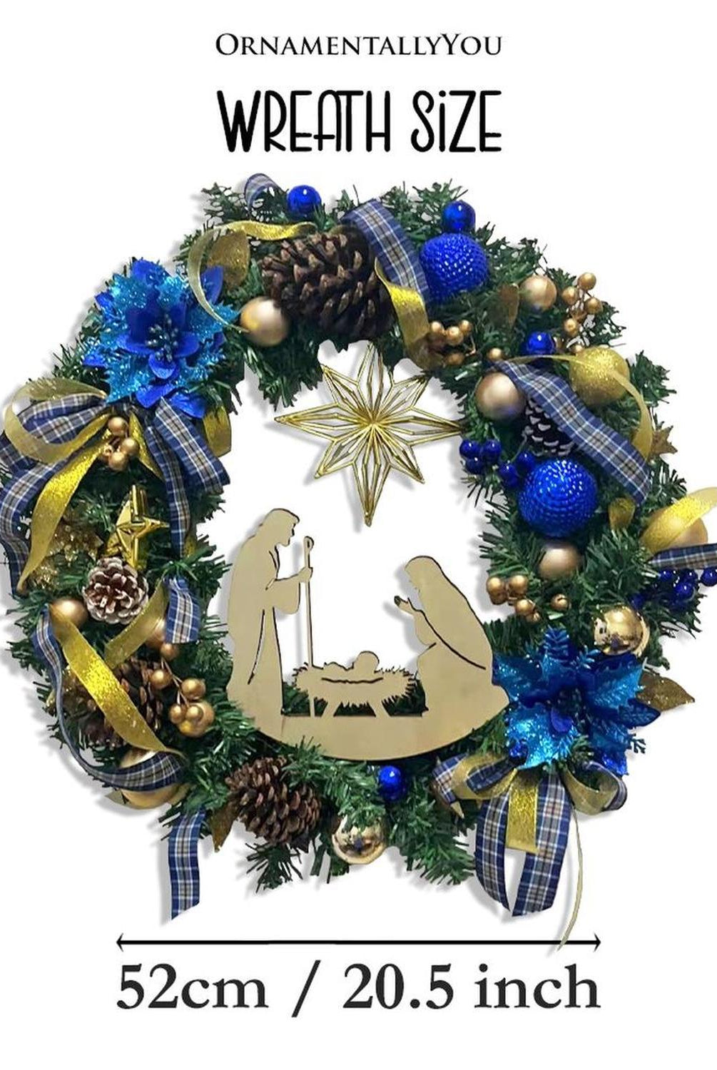 Shop For 20" Nativity Christmas Door Wreath