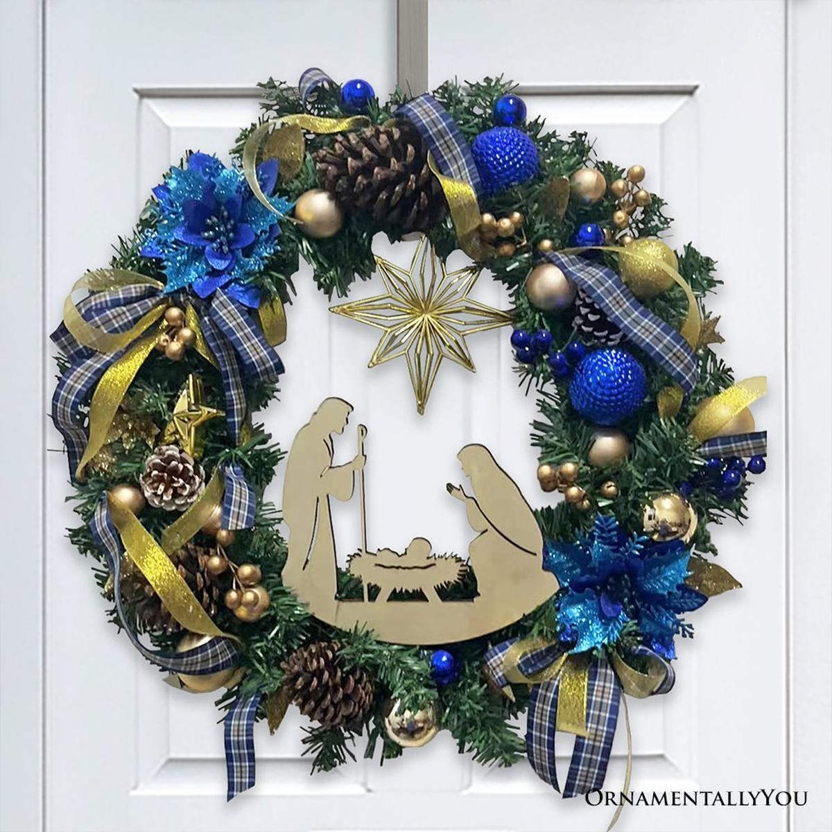 Shop For 20" Nativity Christmas Door Wreath