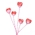 Shop For 20" Sprinkle Heart Marshmallow Spray: Pink