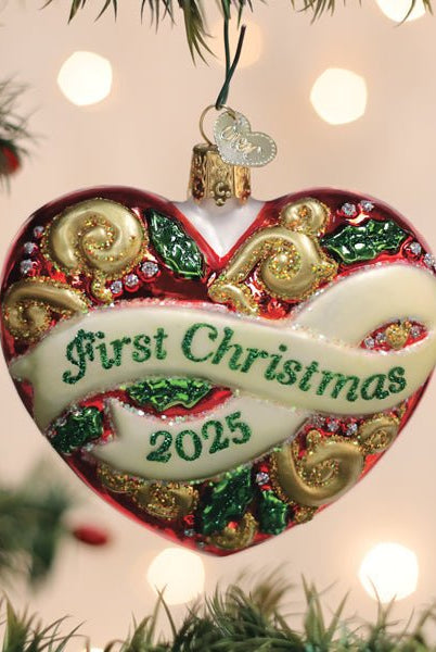 Shop For 2025 First Christmas Heart Ornament