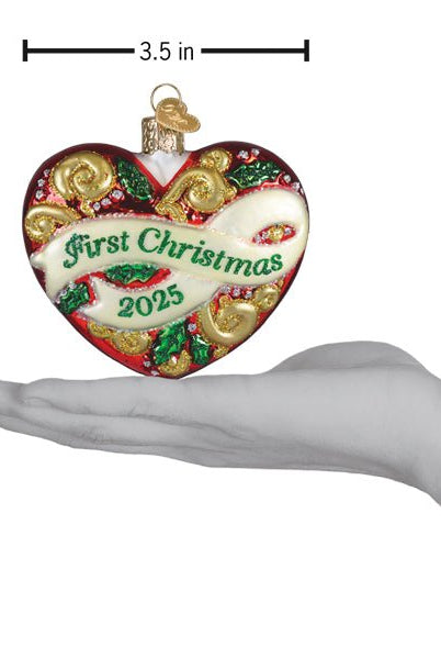 Shop For 2025 First Christmas Heart Ornament