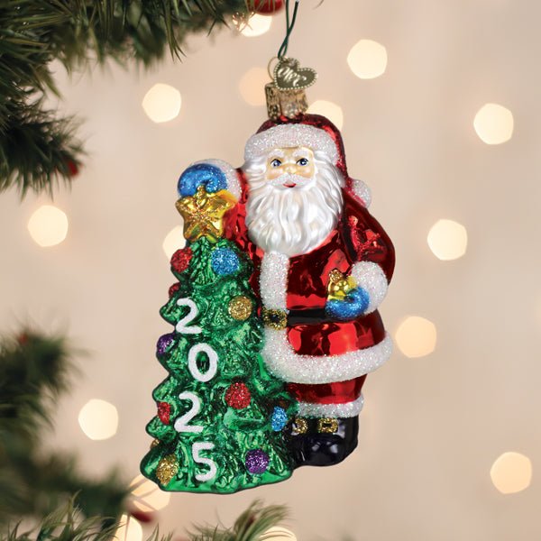 Shop For 2025 Santa With Tree Ornament