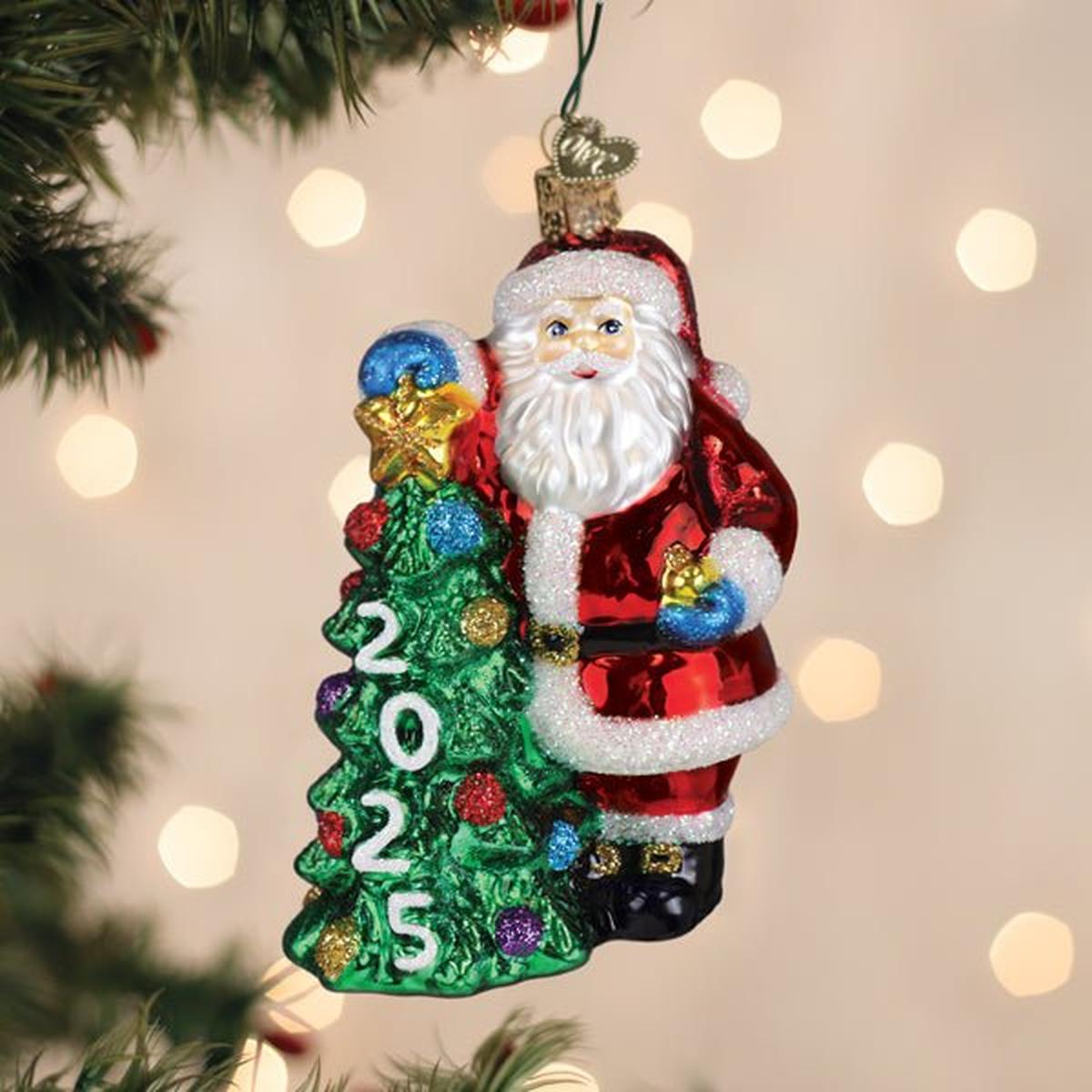 Shop For 2025 Santa With Tree Ornament