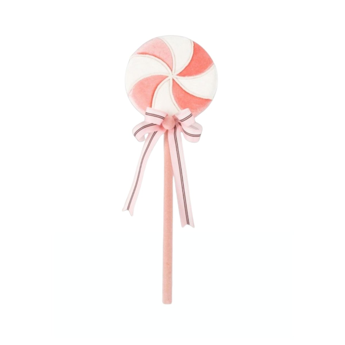 Shop For 20in Pink and White Swirl Lollipop
