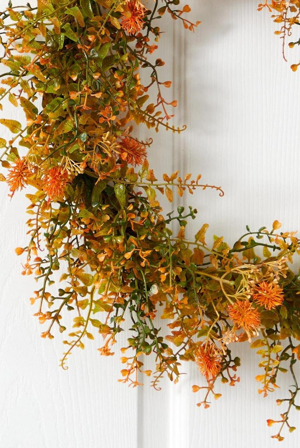 21” Autumn Fern Artificial Wreath