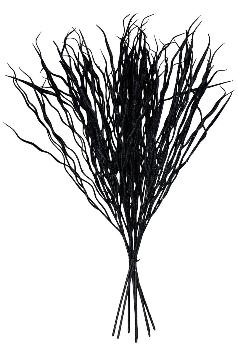 Shop For 21" Black Twig Broom Bundle
